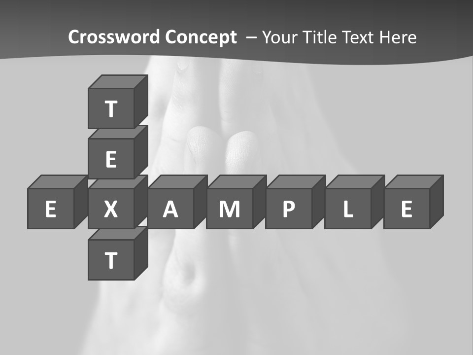 A Person With Their Hands Folded In Prayer PowerPoint Template