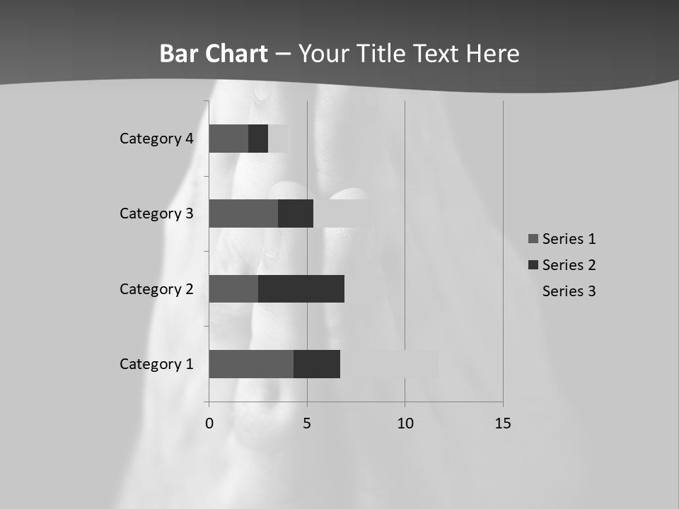 A Person With Their Hands Folded In Prayer PowerPoint Template