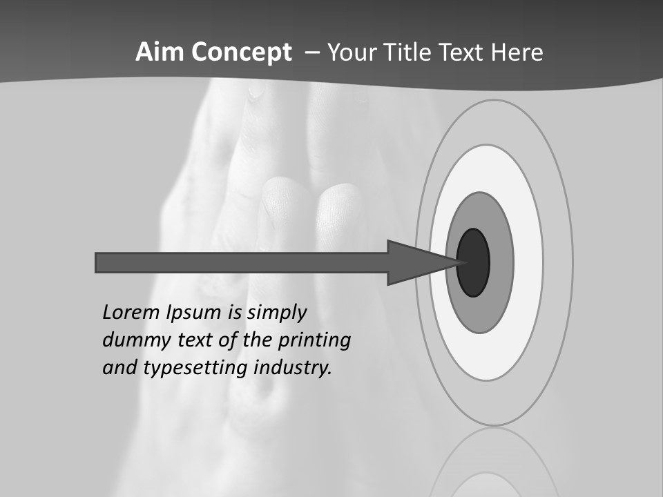 A Person With Their Hands Folded In Prayer PowerPoint Template