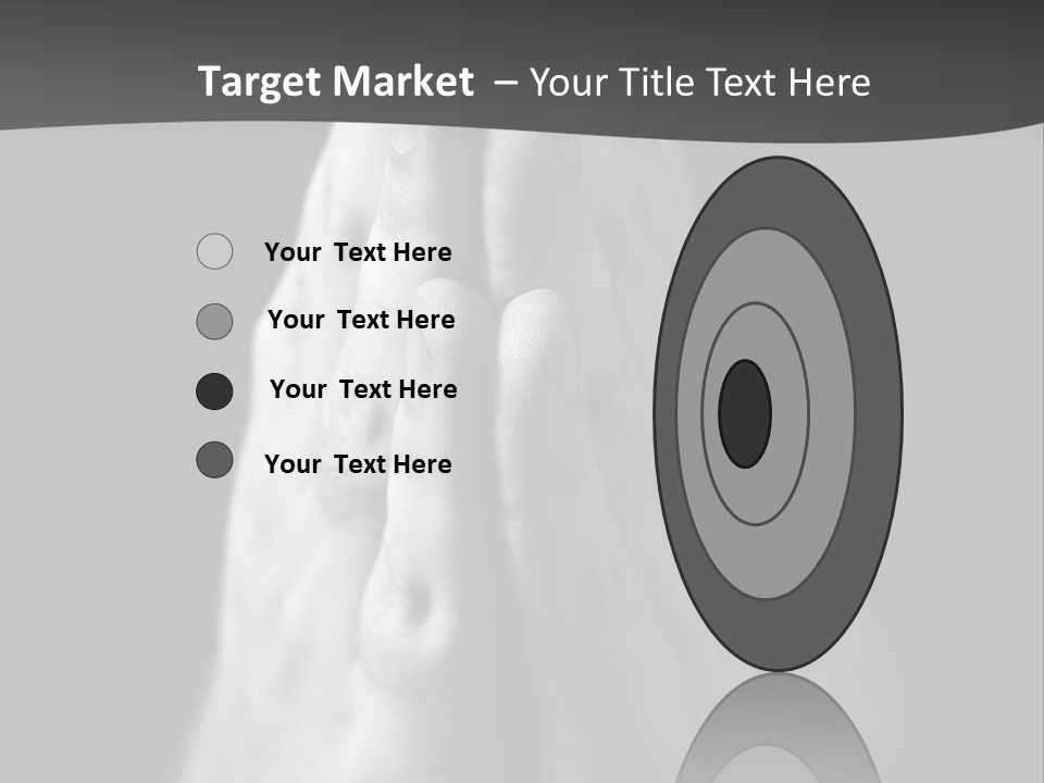 A Person With Their Hands Folded In Prayer PowerPoint Template