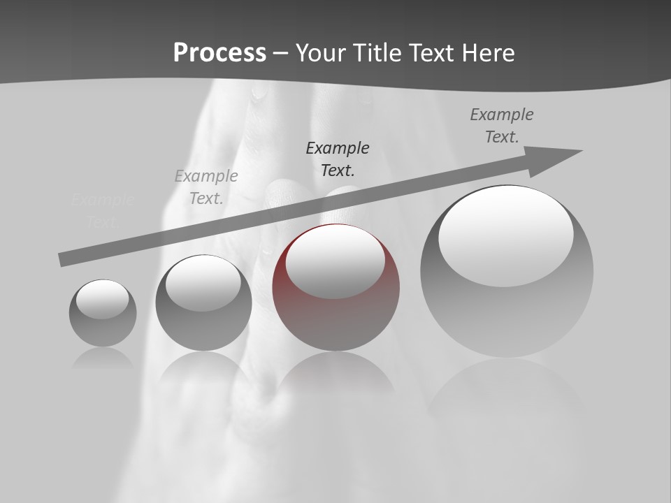 A Person With Their Hands Folded In Prayer PowerPoint Template