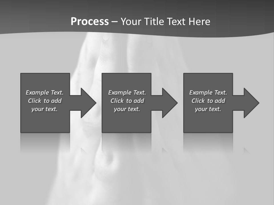A Person With Their Hands Folded In Prayer PowerPoint Template