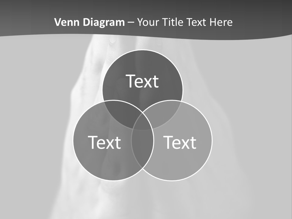 A Person With Their Hands Folded In Prayer PowerPoint Template