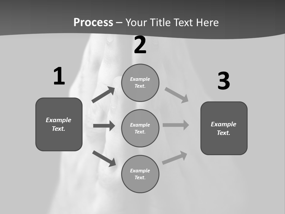 A Person With Their Hands Folded In Prayer PowerPoint Template
