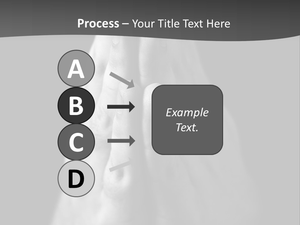 A Person With Their Hands Folded In Prayer PowerPoint Template