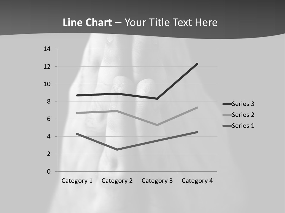 A Person With Their Hands Folded In Prayer PowerPoint Template