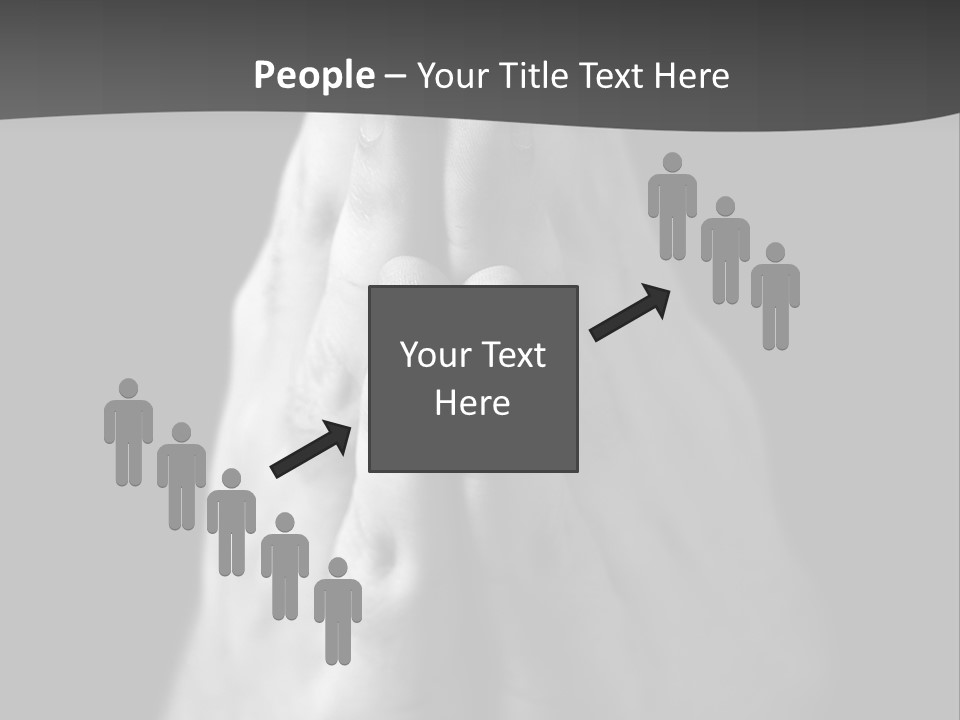 A Person With Their Hands Folded In Prayer PowerPoint Template