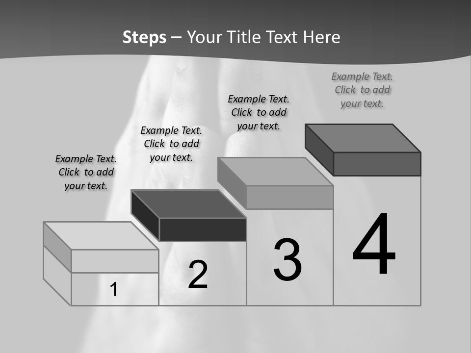 A Person With Their Hands Folded In Prayer PowerPoint Template