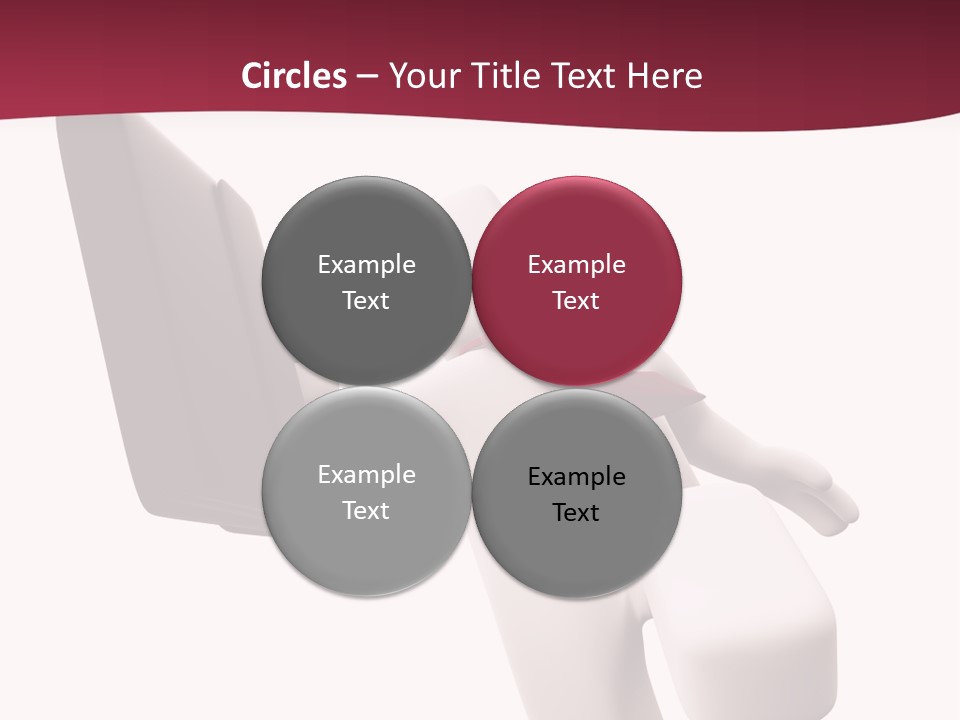 Running Businessman. Run To Success PowerPoint Template