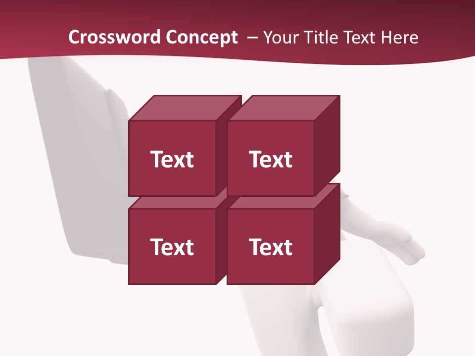 Running Businessman. Run To Success PowerPoint Template