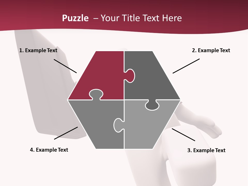 Running Businessman. Run To Success PowerPoint Template