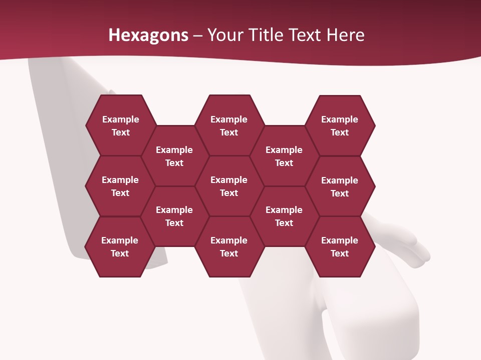 Running Businessman. Run To Success PowerPoint Template