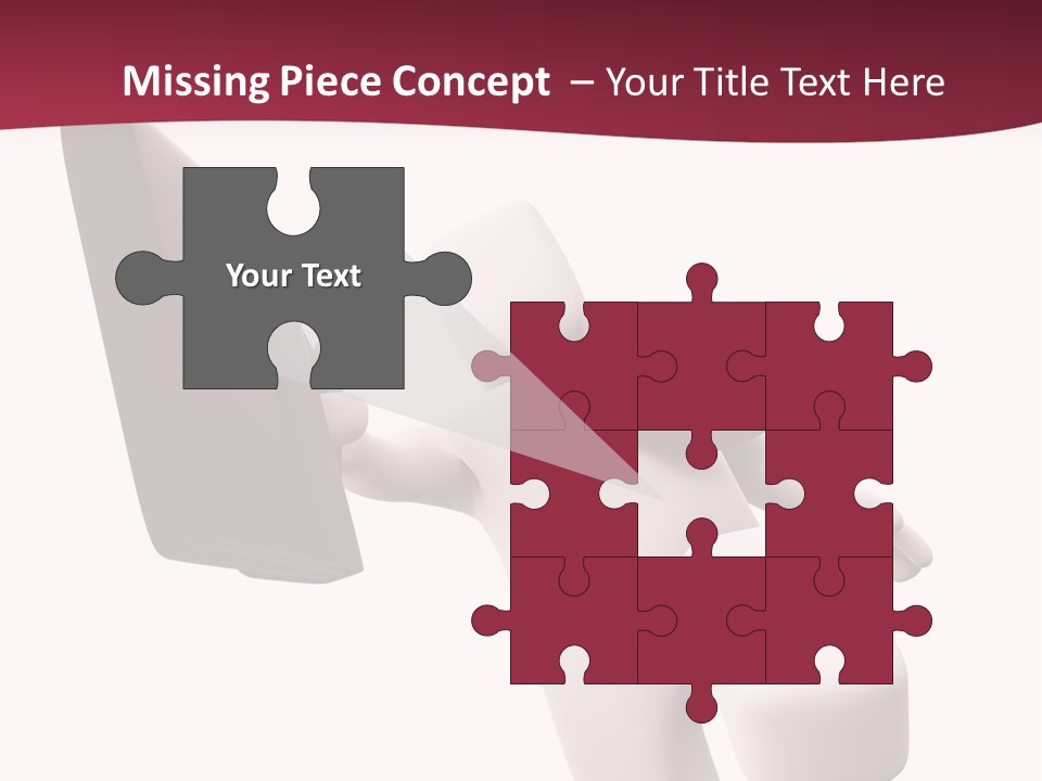 Running Businessman. Run To Success PowerPoint Template