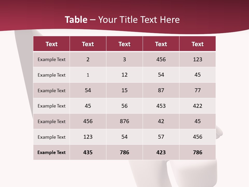 Running Businessman. Run To Success PowerPoint Template