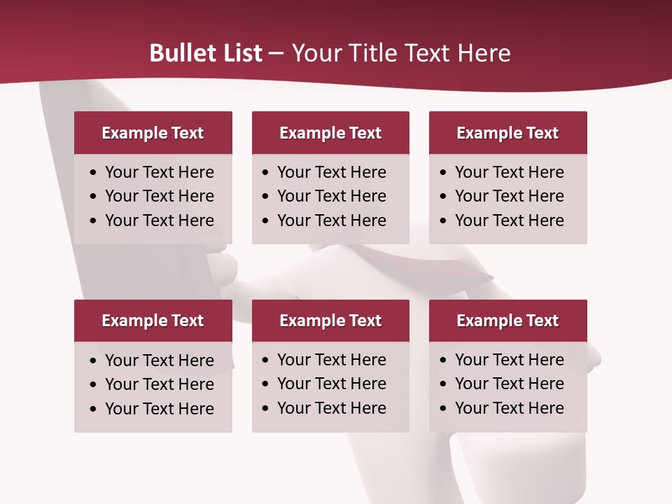 Running Businessman. Run To Success PowerPoint Template