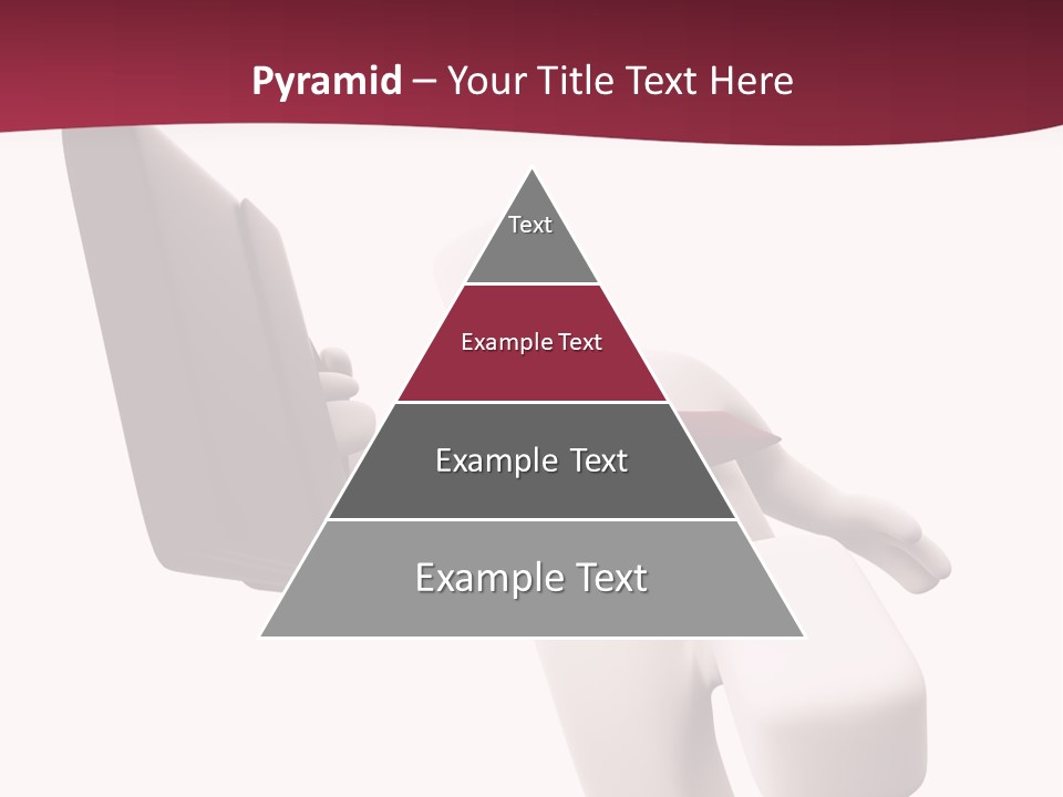 Running Businessman. Run To Success PowerPoint Template