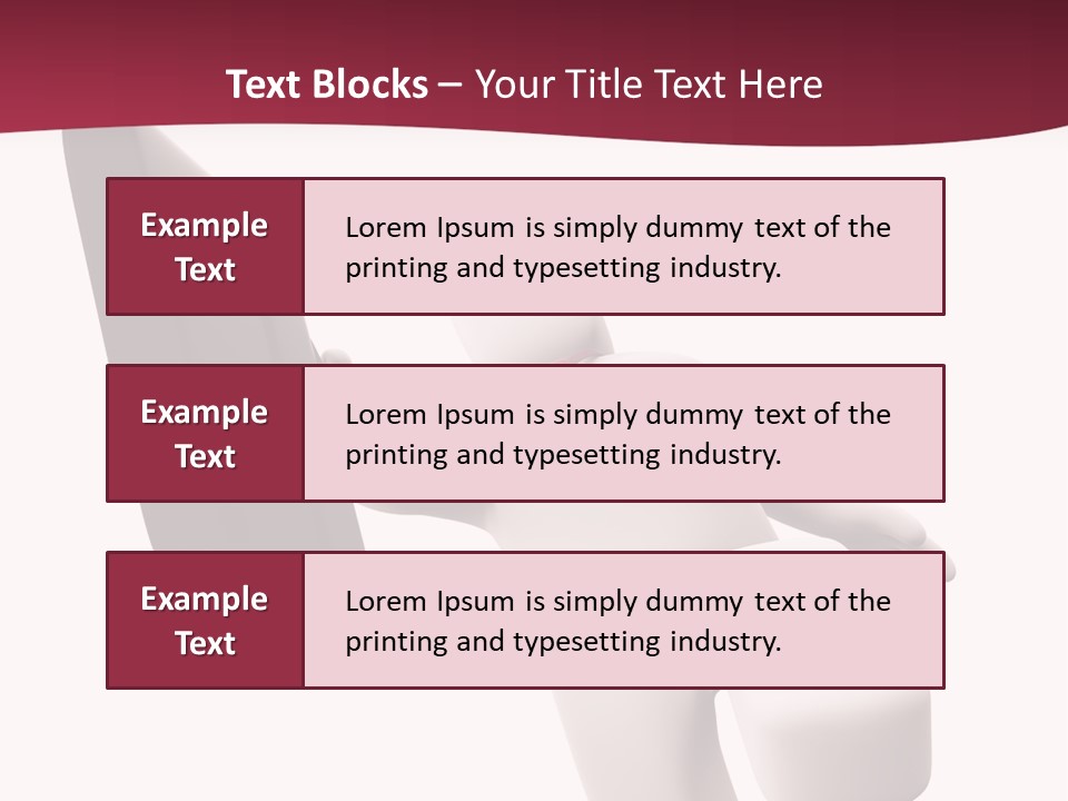 Running Businessman. Run To Success PowerPoint Template