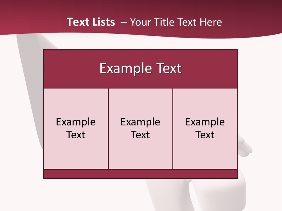 Running Businessman. Run To Success PowerPoint Template