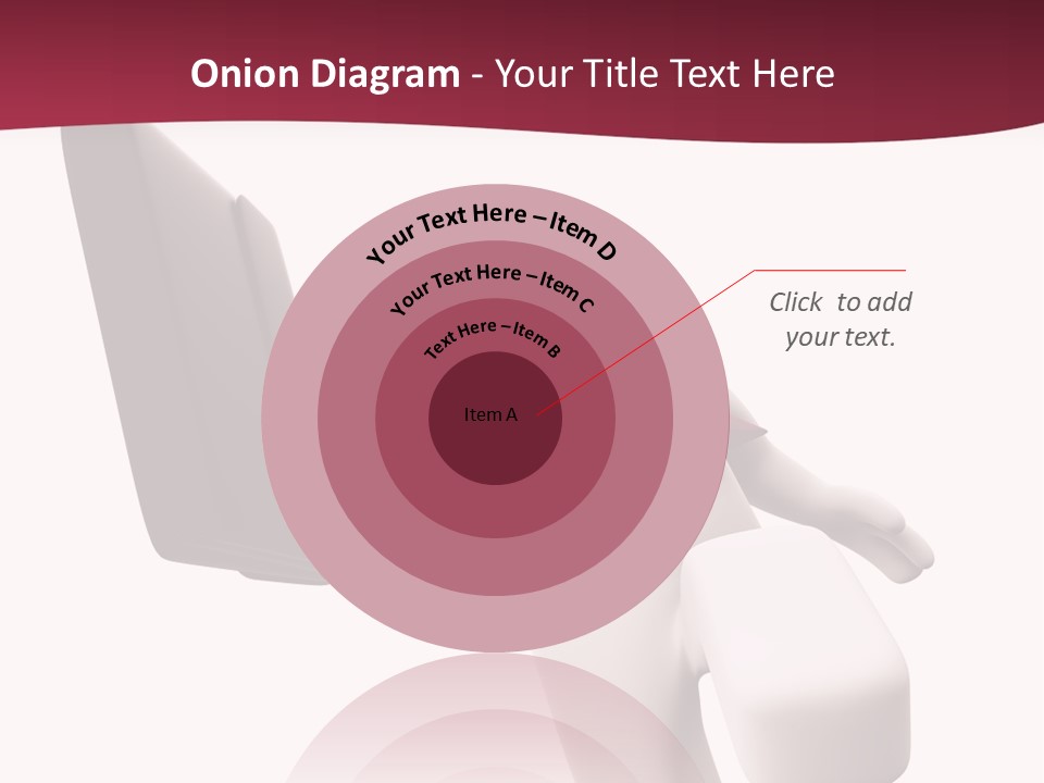 Running Businessman. Run To Success PowerPoint Template