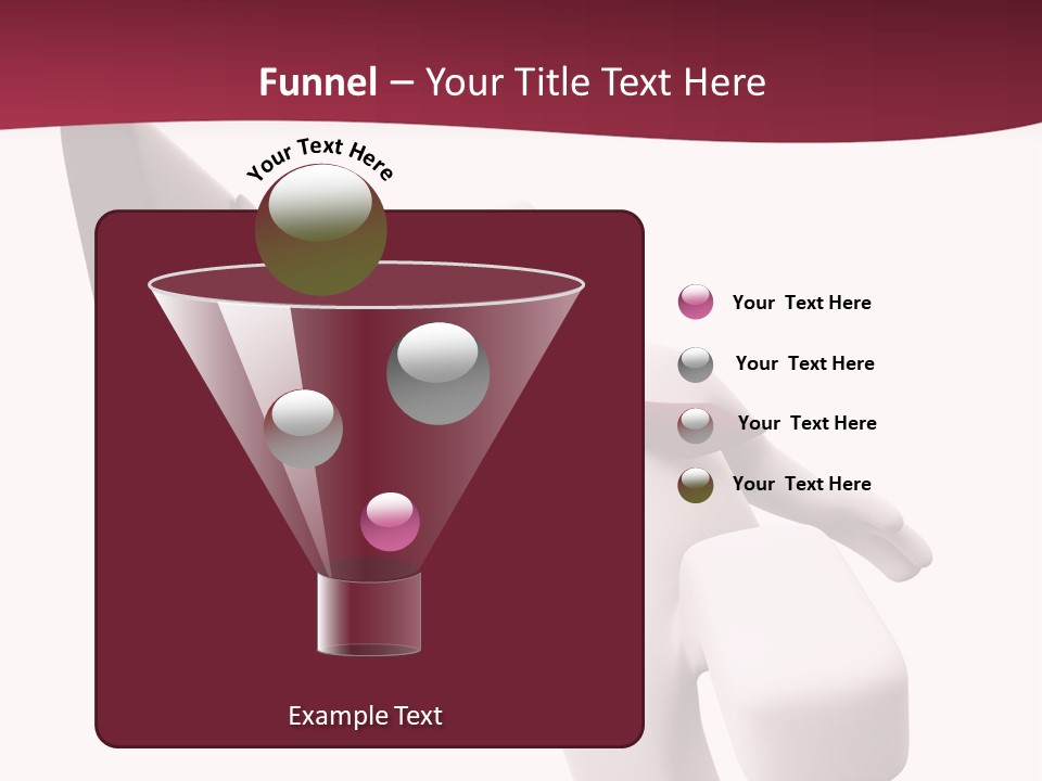 Running Businessman. Run To Success PowerPoint Template