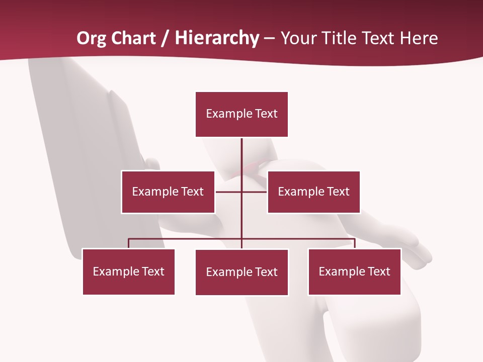 Running Businessman. Run To Success PowerPoint Template