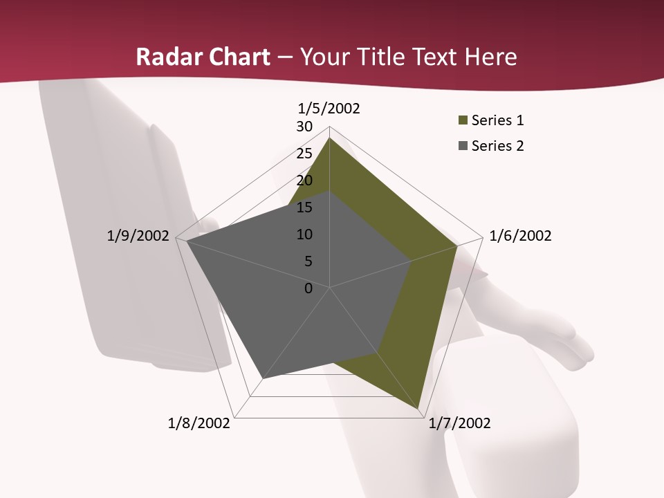 Running Businessman. Run To Success PowerPoint Template