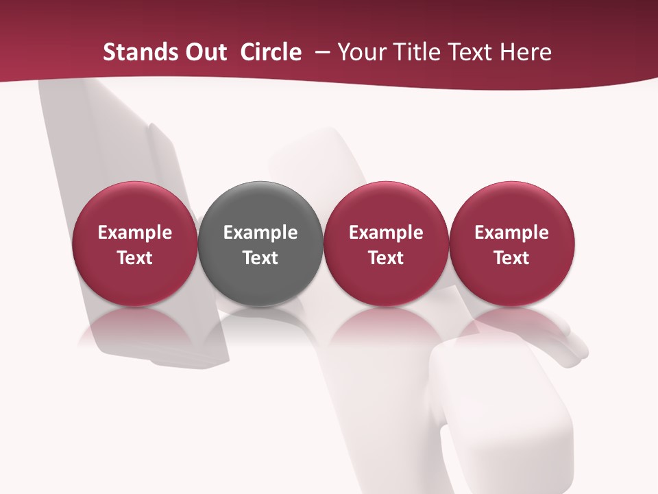 Running Businessman. Run To Success PowerPoint Template