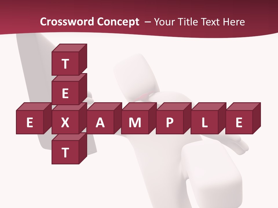 Running Businessman. Run To Success PowerPoint Template