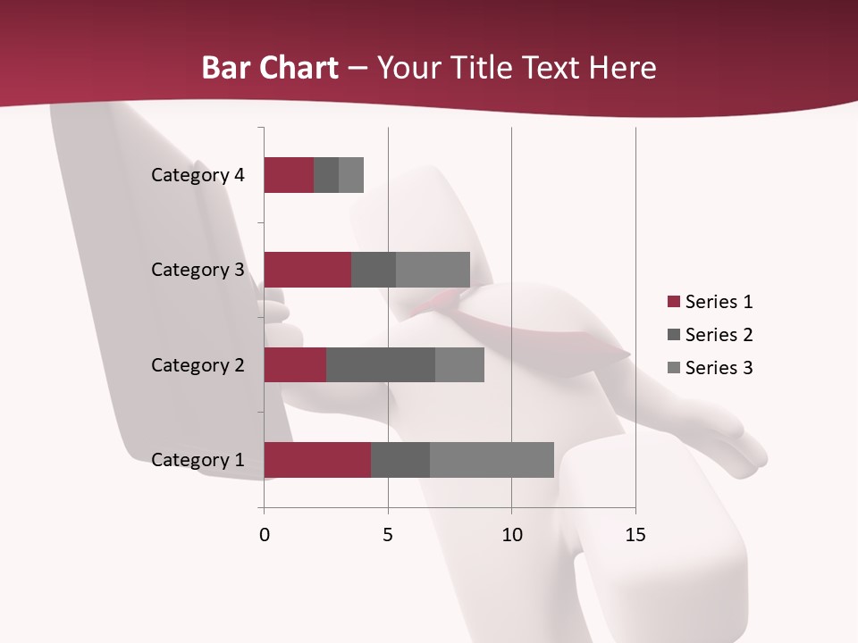 Running Businessman. Run To Success PowerPoint Template