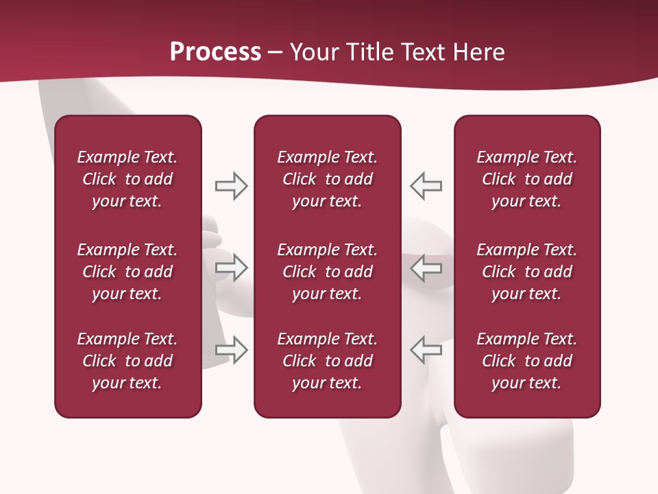 Running Businessman. Run To Success PowerPoint Template