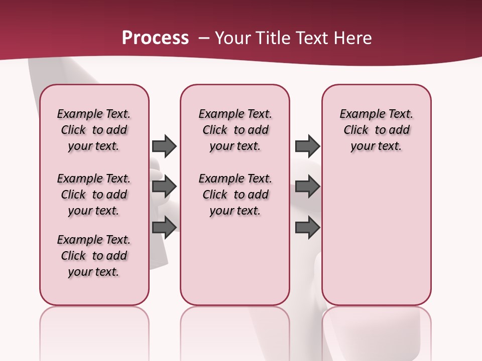 Running Businessman. Run To Success PowerPoint Template