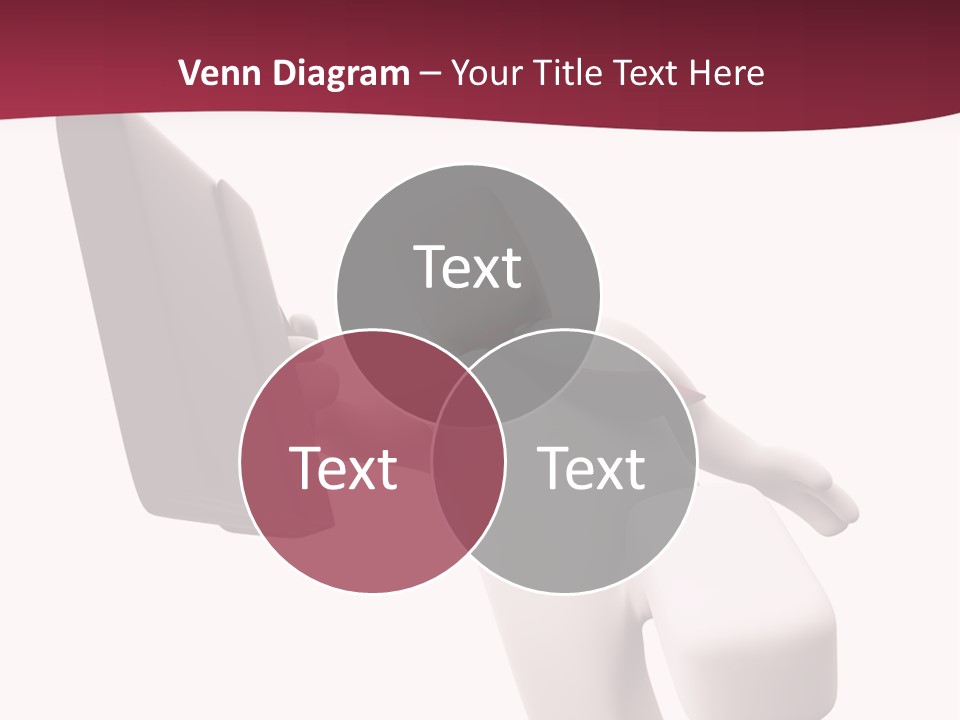 Running Businessman. Run To Success PowerPoint Template