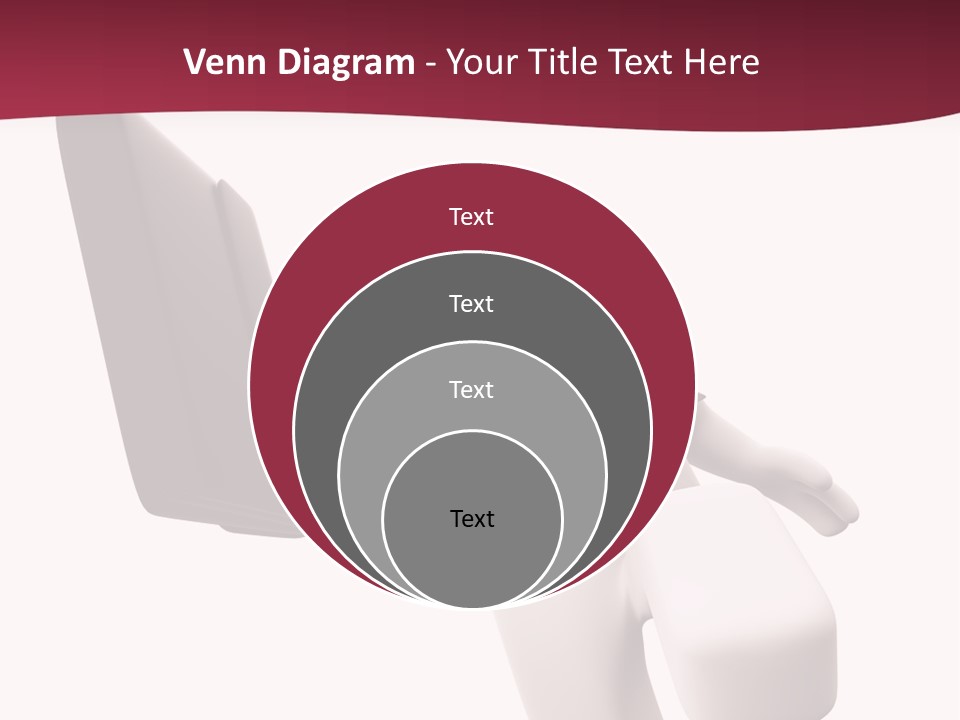 Running Businessman. Run To Success PowerPoint Template