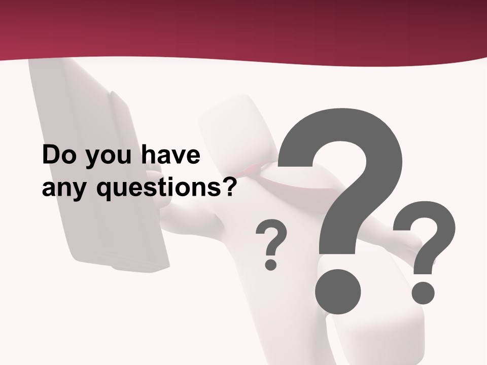 Running Businessman. Run To Success PowerPoint Template