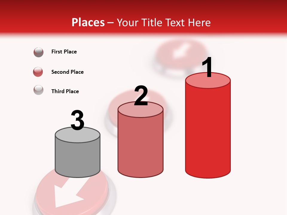 Buttons And Arrow PowerPoint Template