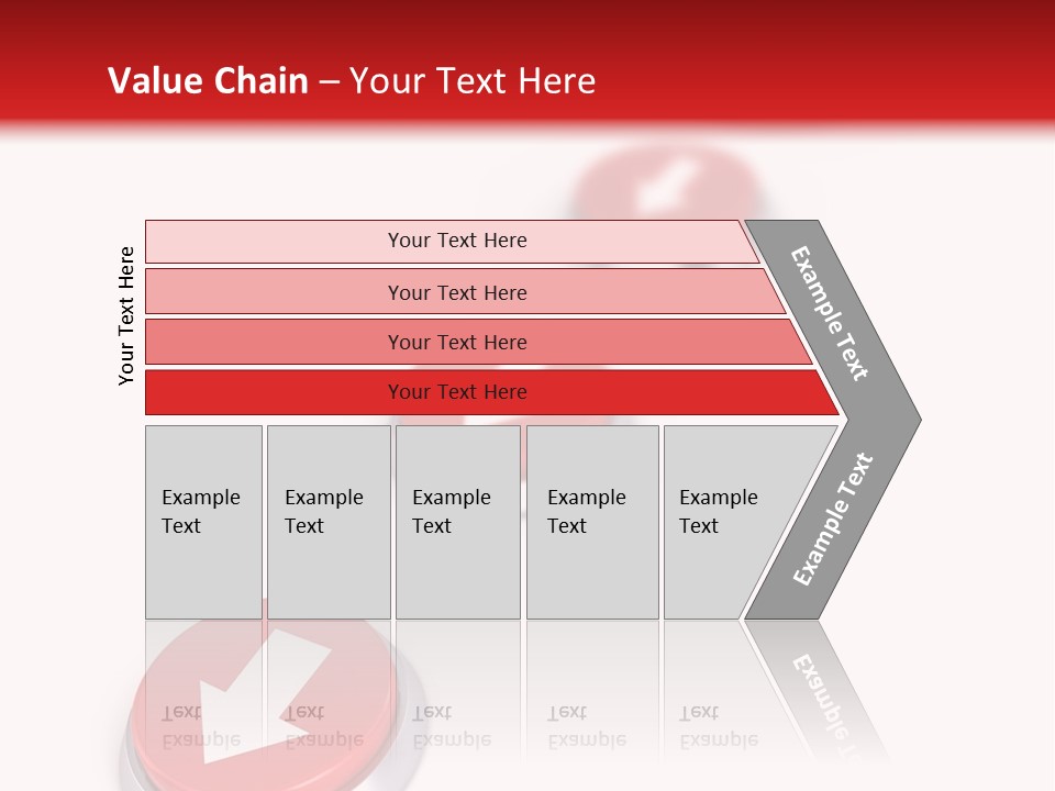 Buttons And Arrow PowerPoint Template