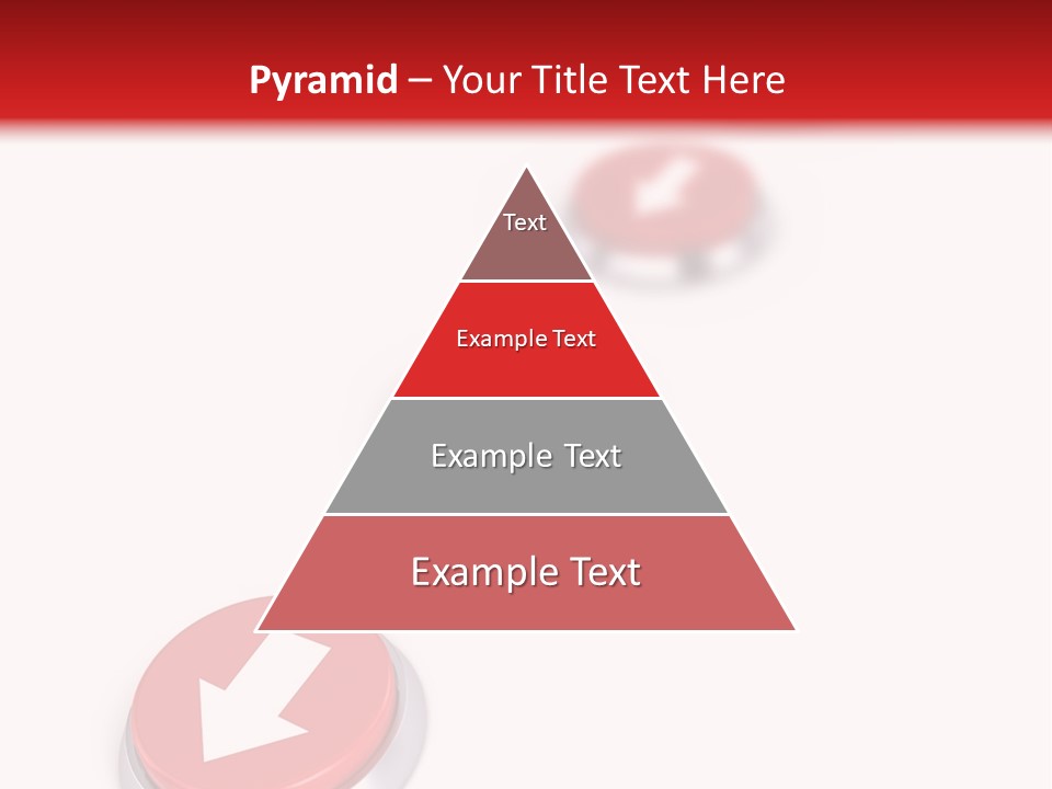 Buttons And Arrow PowerPoint Template