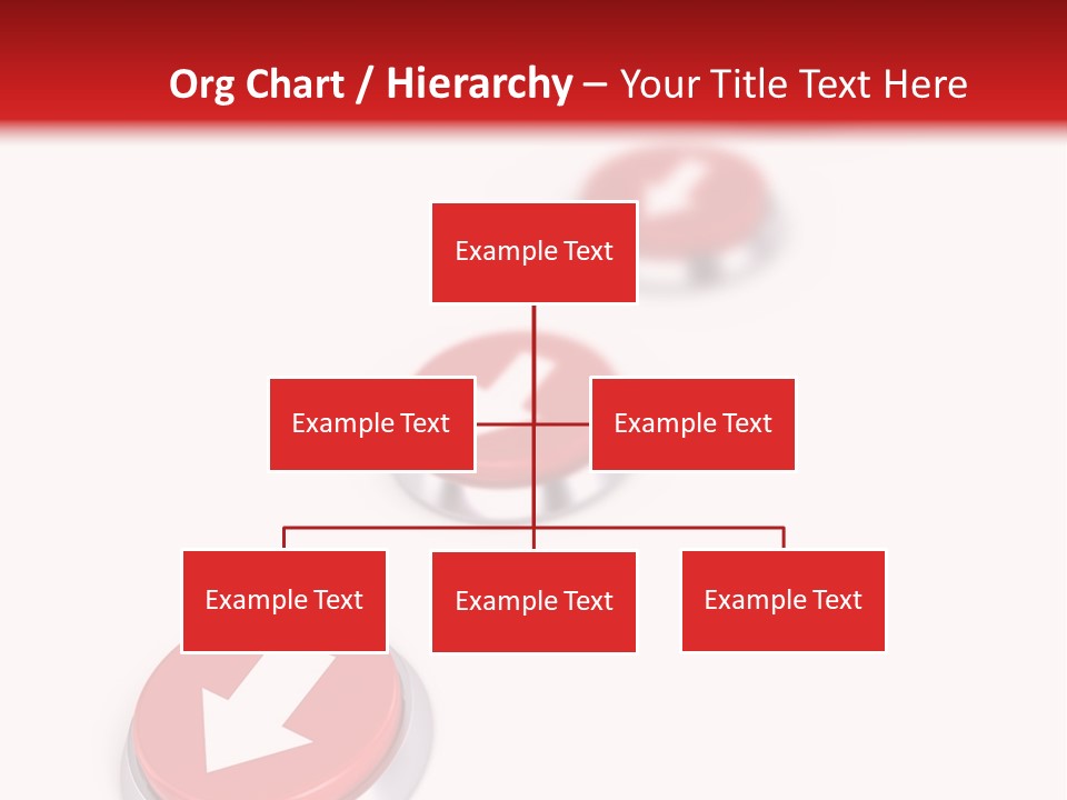Buttons And Arrow PowerPoint Template
