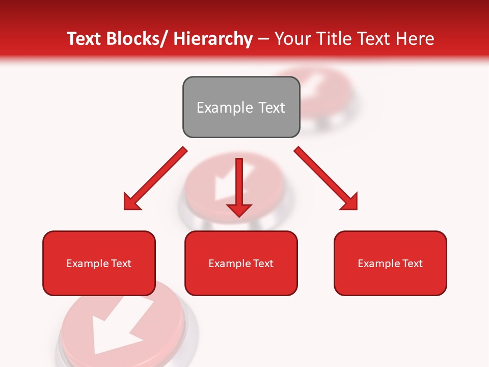 Buttons And Arrow PowerPoint Template