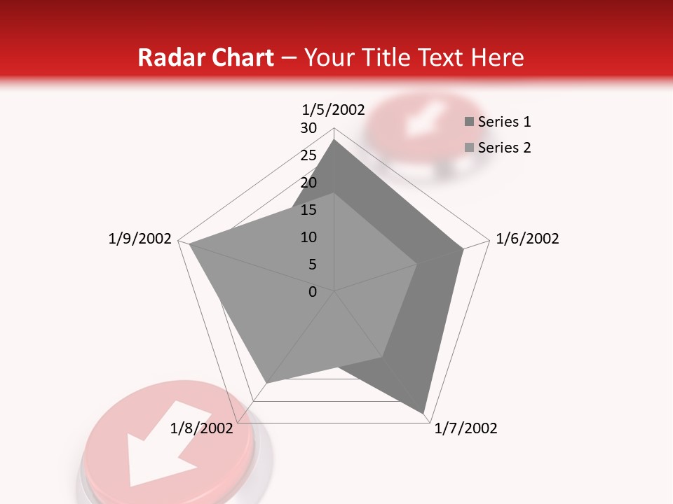Buttons And Arrow PowerPoint Template