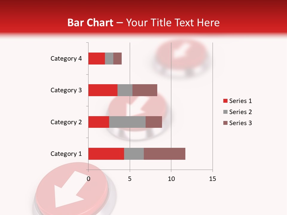 Buttons And Arrow PowerPoint Template