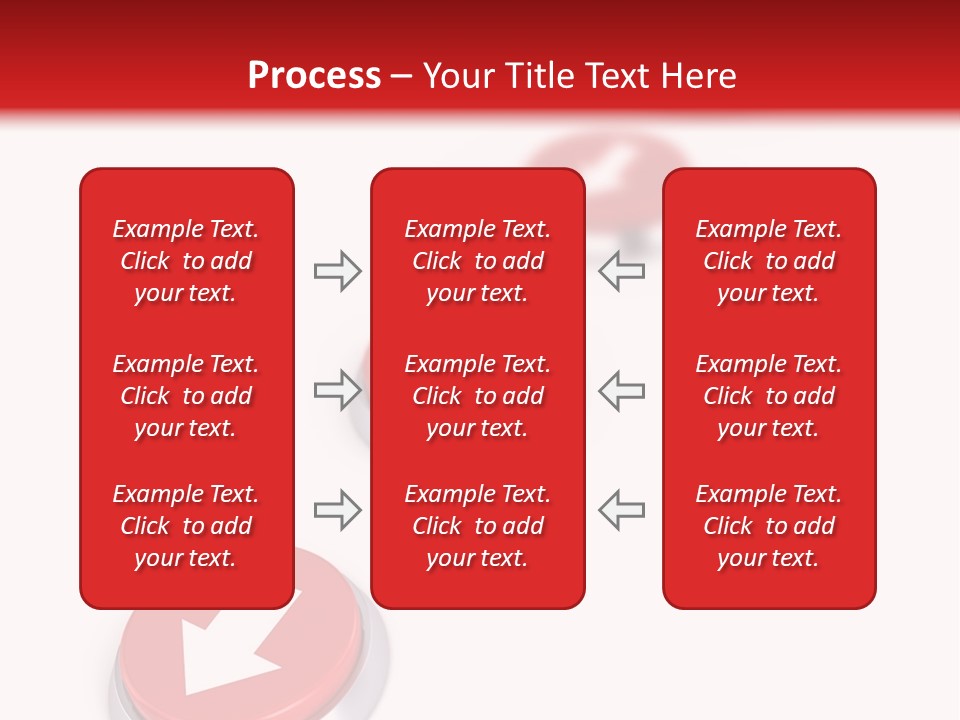 Buttons And Arrow PowerPoint Template