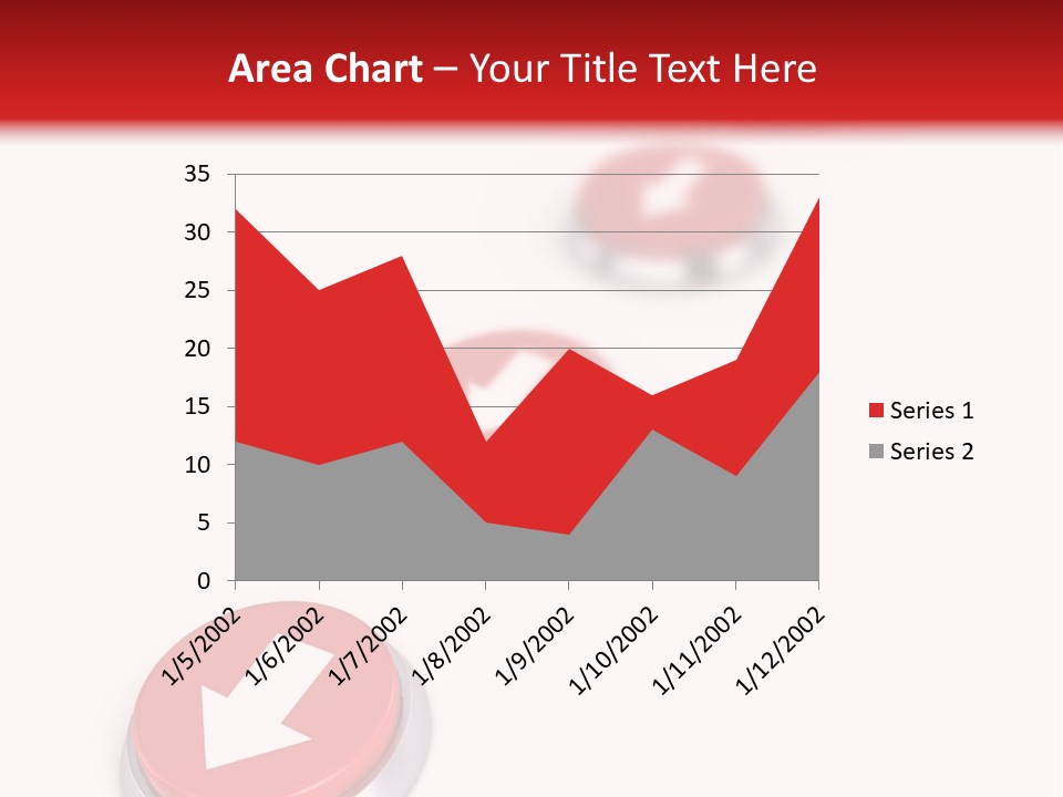 Buttons And Arrow PowerPoint Template