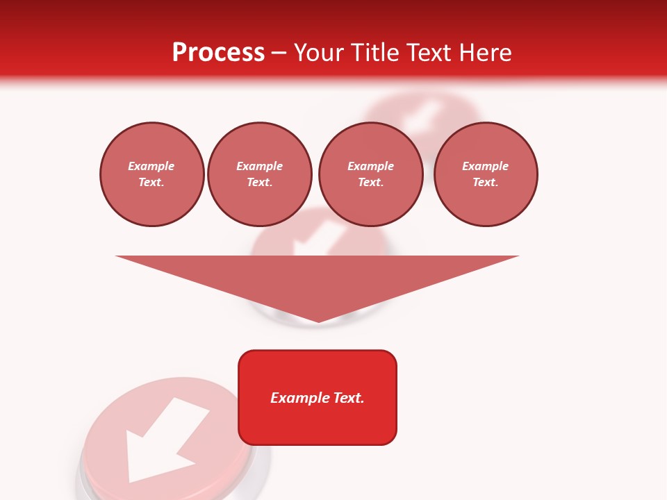 Buttons And Arrow PowerPoint Template