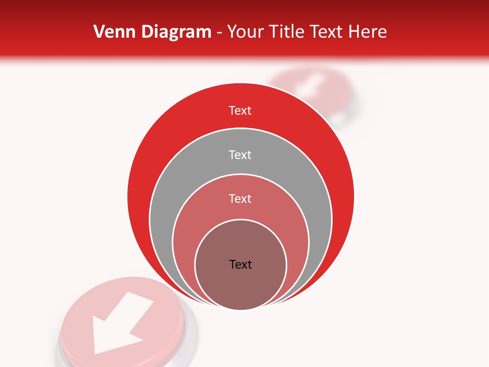Buttons And Arrow PowerPoint Template
