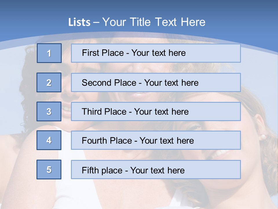 A Woman And Two Children Are Smiling For The Camera PowerPoint Template