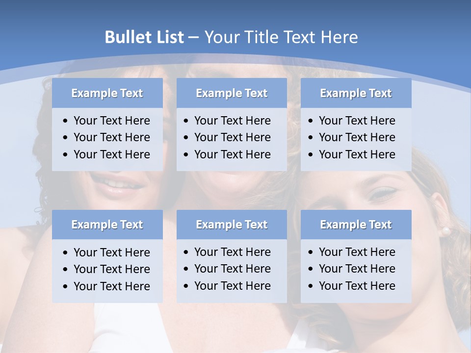 A Woman And Two Children Are Smiling For The Camera PowerPoint Template