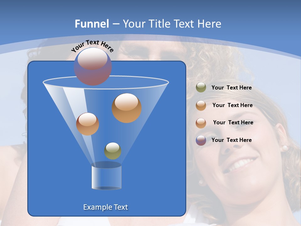 A Woman And Two Children Are Smiling For The Camera PowerPoint Template