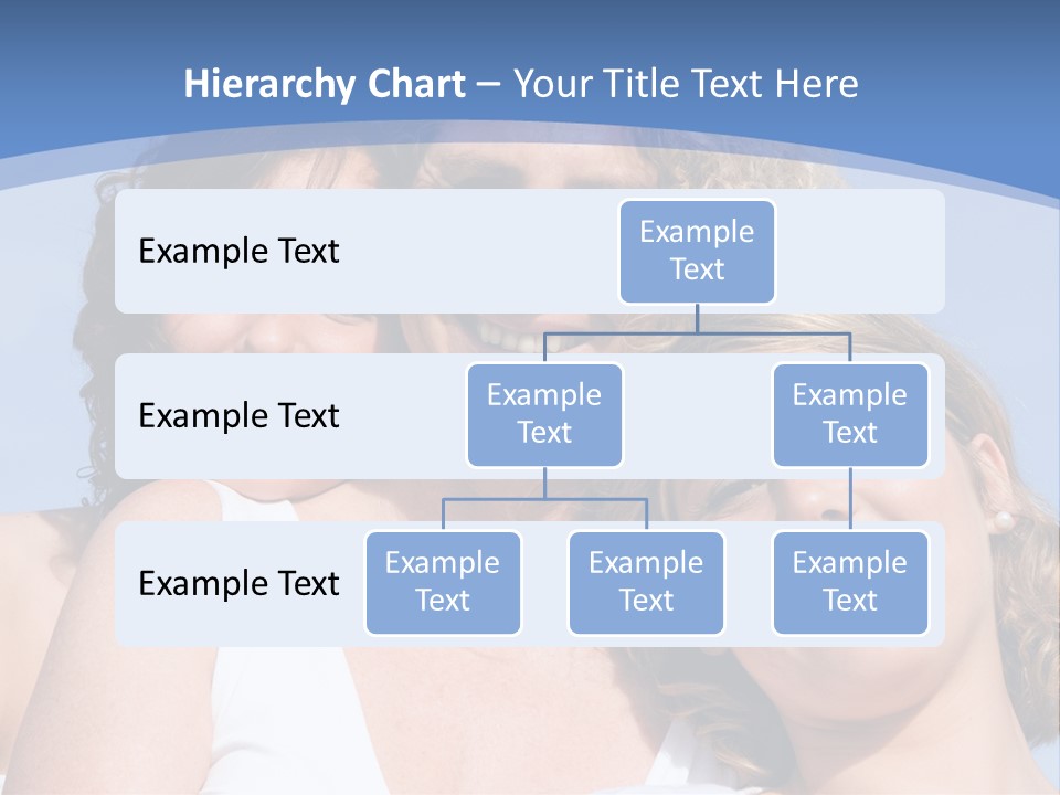 A Woman And Two Children Are Smiling For The Camera PowerPoint Template