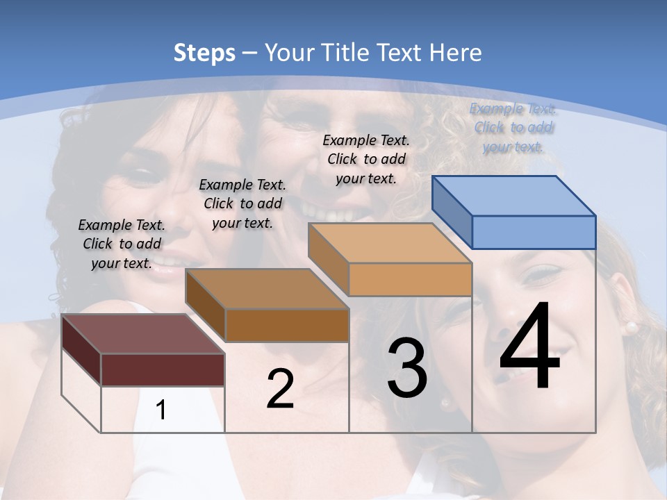 A Woman And Two Children Are Smiling For The Camera PowerPoint Template